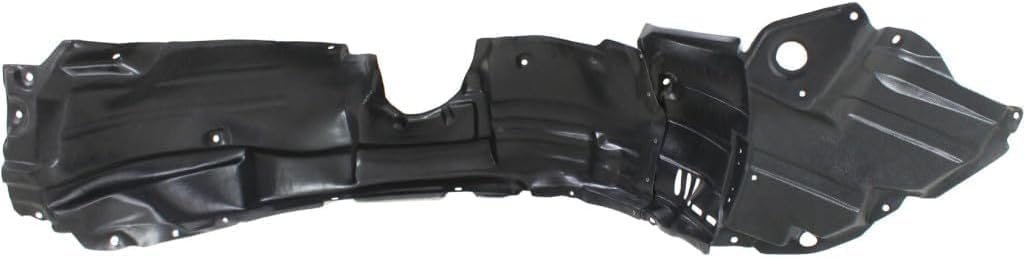 Front Fender Liner Vacuum Form Left Driver Side Without Towing Package Direct Replacement Compatible With 2011-2013 Toyota Highlander TO1248172 538060E070