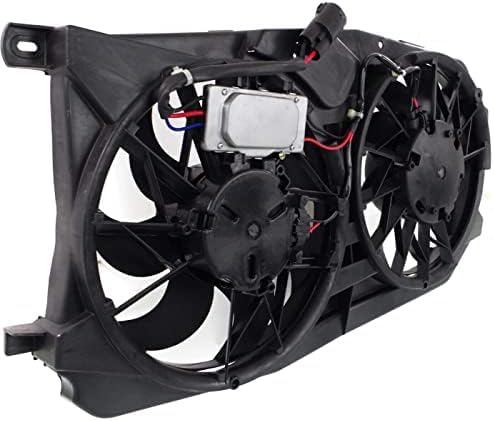 Front Radiator & A/C Condenser Fan Shroud Assembly Direct Replacement Compatible with 2005-2007 Five Hundred FO3115158 5F9Z8C607BM