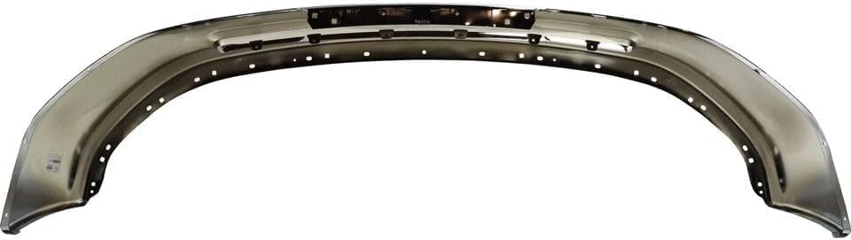 Front Bumper Chrome Steel Without Fog Light Holes Direct Replacement Compatible With 2009-2012 Dodge Ram 1500 CH1002387 68088188AA 68206066AA