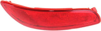 Rear Bumper Reflector Plastic Left Driver Side Direct Replacement Compatible With 2010-2012 Hyundai Santa HY1184107 924082B510