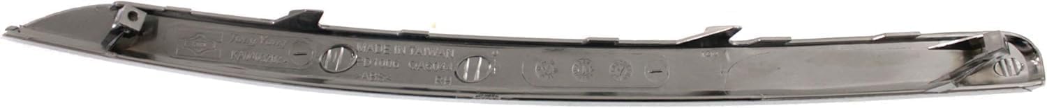 Front Bumper Trim Molding Chrome Right Passenger Side Direct Replacement Compatible With 2011-2016 Kia Sportage KI1047103 865823W000