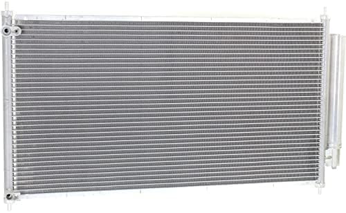 Front AC Condenser Aluminum Core Direct Replacement Compatible With 2013-2017 Honda Accord HO3030159 80110T2FA01