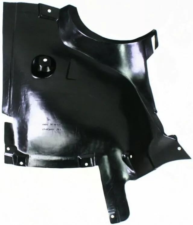 Front Upper Section Fender Liner Left Driver Side Direct Replacement Compatible With 2003-2009 Mercedes Benz CLK-Class MB1248137 2098840522