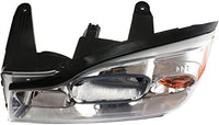 Set Of 2 Front Head Light Assembly Halogen Left Driver & Right Passenger Side Direct Replacement Compatible With 2006-2007 Saturn Vue GM2518143 GM2519143 15877671 15877672