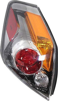 Tail Light Left Driver Side Direct Replacement Compatible With 2007-2012 Nissan Altima NI2800190 NI2800176 26555ZX00B 26555ZN50A