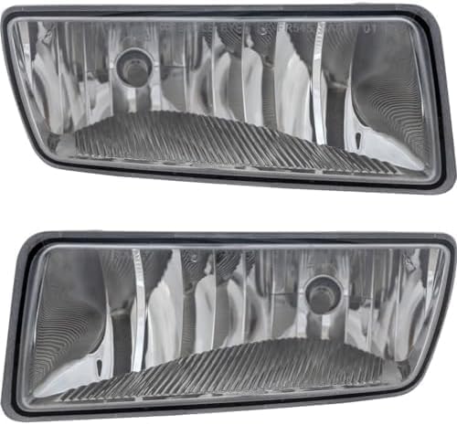 Set Of 2 Front Fog Light Assembly Right Passenger & Left Driver Side Direct Replacement Compatible With 2006-2010 Ford Explorer FO2595100 FO2594100 6L2Z15201AA 6L2Z15200AA