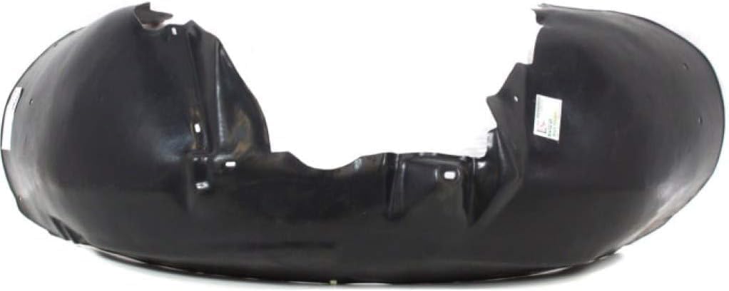 Front Fender Liner Left Driver Side Direct Replacement Compatible With 2002-2009 Audi S4 / 2007-2009 A4 AU1250106 8E0821171C