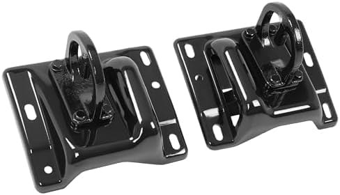 Set of 2 Front Bumper Bracket Steel with Tow Hook Holes Right Passenger & Left Driver Side Direct Replacement Compatible with 2010-2018 Dodge Ram 2500 3500 CH1067140 CH1066140