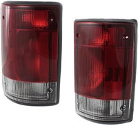 Set of 2 Tail Light Assembly Right Passenger & Left Driver Side Direct Replacement Compatible With 2004-2014 Econoline Van / 2004-2005 Ford Excursion FO2801190 FO2800190 5C2Z13404AA