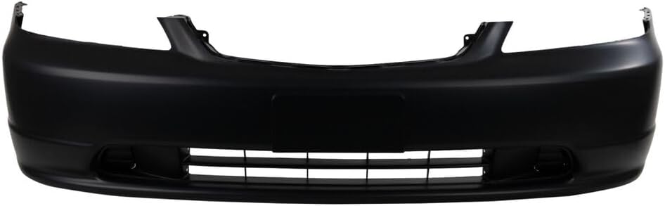 Front Bumper Cover Primed Direct Replacement Compatible With 2001-2003 Honda Civic HO1000197 04711S5PA90ZZ