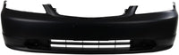 Front Bumper Cover Primed Direct Replacement Compatible With 2001-2003 Honda Civic HO1000197 04711S5PA90ZZ