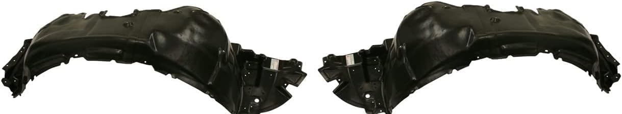 Set Of 2 Front Fender Liner Left Driver & Right Passenger Side Direct Replacement Compatible With 2007-2009 Lexus LS460 / LS600H LX1249105 LX1248105 5380550050 5380650050