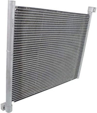 Front A/C Condenser Aluminum Core Direct Replacement Compatible With 2004-2009 Dodge Durango / 2007-2009 Chrysler Aspen CH3030211 55056165AA