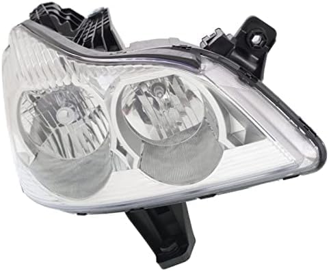 Set Of 2 Front Head Light Assembly Plastic Left Driver & Right Passenger Side Direct Replacement Compatible With 2009-2012 Chevrolet Traverse GM2503330 GM2502330