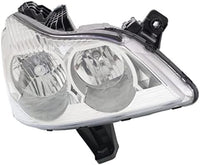 Set Of 2 Front Head Light Assembly Plastic Left Driver & Right Passenger Side Direct Replacement Compatible With 2009-2012 Chevrolet Traverse GM2503330 GM2502330