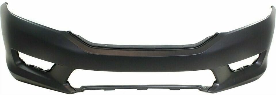 Front Bumper Cover Primed Direct Replacement Compatible With 2013-2015 Honda Accord HO1000288 04711T2AA90ZZ
