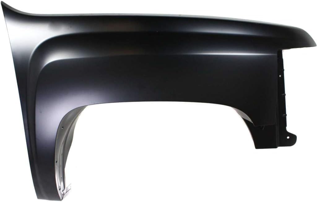 Front Fender Primed Steel Right Passenger Side Direct Replacement Compatible With 2007-2013 Chevrolet Silverado 1500/2007-2014 2500 3500 GM1241341 22977474