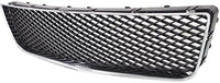 Front Bumper Grille Chrome Shell With Primed Insert Plastic Direct Replacement Compatible With 2006-2013 Chevrolet Impala / 2014-2016 Limited GM1036107 10333712