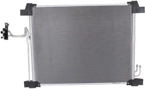 Front A/C Condenser Aluminum Core Direct Replacement Compatible With 2008-2012 Infiniti EX35 / 2009-2012 FX35 / 2009-2013 FX50 / 2014-2017 QX50 / QX70 IN3030161 921101BA0A