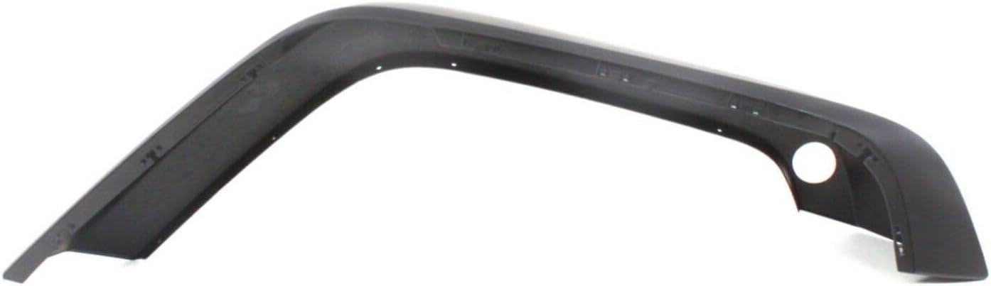 Front Fender Flare Primed Left Driver Side Direct Replacement Compatible With 2007-2018 Jeep Wrangler CH1268108 5KC87TZZAJ 5KC87TZZAH