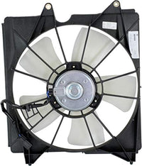 Front Radiator Cooling Fan Assembly Plastic Direct Replacement Compatible with 2008-2009 Honda Accord HO3115148 19030R77T01-PFM 19030R70A01-PF