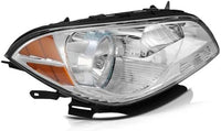 Set Of 2 Front Head Light Composite Assembly Plastic Left Driver & Right Passenger Side Direct Replacement Compatible With 2008-2012 Chevrolet Malibu GM2502307 GM2503307