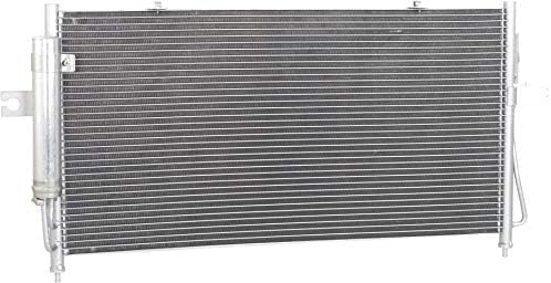 Front A/C Condenser Aluminum Core Direct Replacement Compatible With 2003-2004 Nissan Frontier/Xterra NI3030151 NI3030158 921101Z600 921101Z610