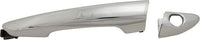 Front Exterior Door Handle Chrome Left Driver Side with Cover and Keyhole Direct Replacement Compatible with 2015-2019 Hyundai Sonata 82651C1110 82652C1010