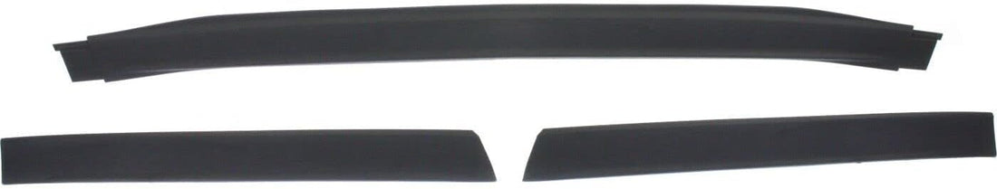 Set Of 3 Piece Front Bumper Lower Valance Air Deflector Textured Direct Replacement Compatible With 2013-2015 Chevrolet Malibu / 2016 Limited GM1092236 22842404