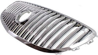 Front Grille Chrome Shell And Insert Plastic Direct Replacement Compatible With 2008-2009 Buick Allure/LaCrosse GM1200618 15889923