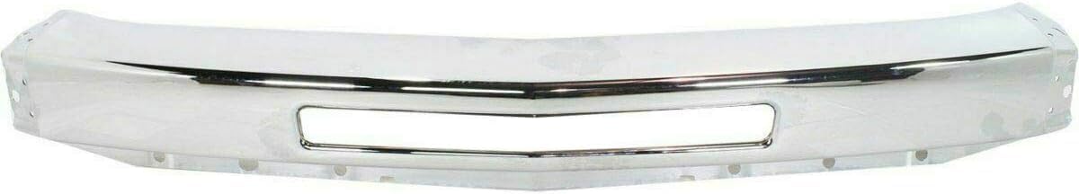 Front Bumper + End Caps Chrome + Lower Valance Textured + Fog Light Assembly Right & Left Side Direct Replacement Compatible With Chevrolet Silverado 2500HD 3500HD 2007-2010 GM1092202