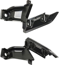 Set Of 2 Front Grille Stay Bracket Plastic Right Passenger & Left Driver Side Direct Replacement Compatible With 2009-2011 Honda Civic HO1207107 HO1207108 71124SVAA50 71129SVAA50