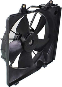 Front Radiator Cooling Fan Assembly Plastic Direct Replacement Compatible with 2012-2015 Honda Civic HO3115158 19030R1AA01-PFM