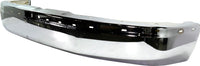 Front Bumper Face Bar Chrome + Grille + Upper Cover + Lower Valance Textured Direct Replacement Compatible With 2003-2014 Chevrolet Express/GMC Savana 1500/2003-2017 2500 3500