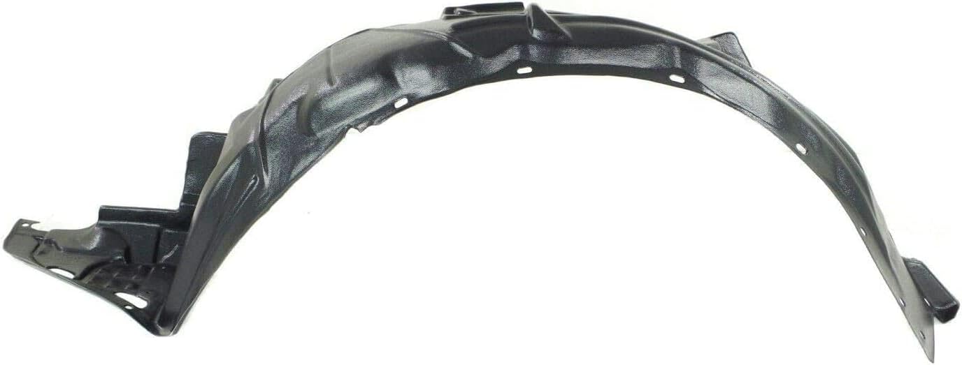 Front Fender Liner Left Driver Side Direct Replacement Compatible With 2003-2007 Honda Accord HO1248126 74151SDCA00