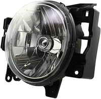 Set Of 2 Front Head Light Assembly Lens And Housing Plastic Left Driver & Right Passenger Side Direct Replacement Compatible With 2007-2014 Toyota FJ Cruiser TO2502173 TO2503173
