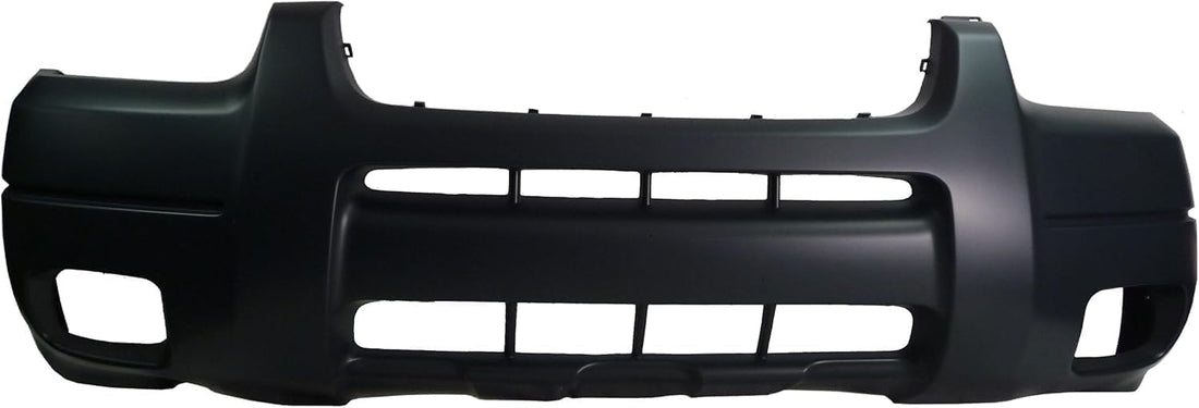 AUTOS PARTS PLUS Front Bumper Cover Primed With Fog Light Holes Direct Replacement Compatible With 2002-2004 Ford Escape FO1000545 2L8Z17D957AAPTM