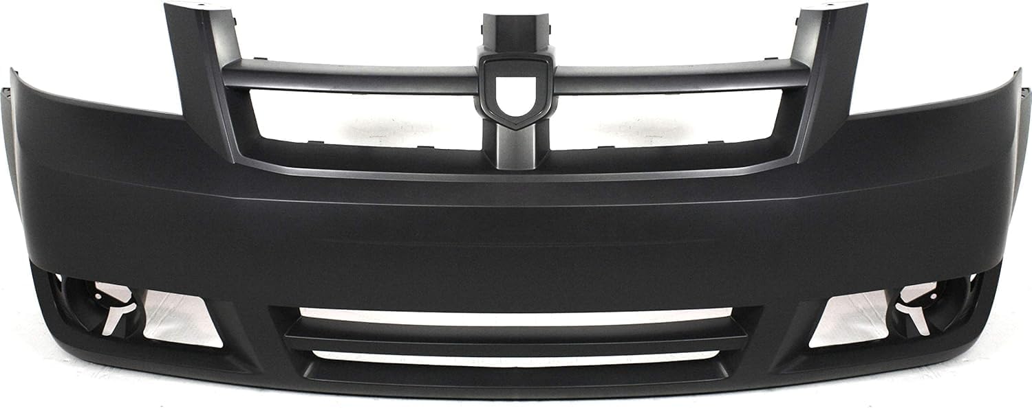Front Bumper Cover Primed Without Fog Light Cover Direct Replacement Compatible With 2008-2010 Dodge Grand Caravan CH1000924 1AG01TZZAB 1AG01TZZAA 1AG01TZZ