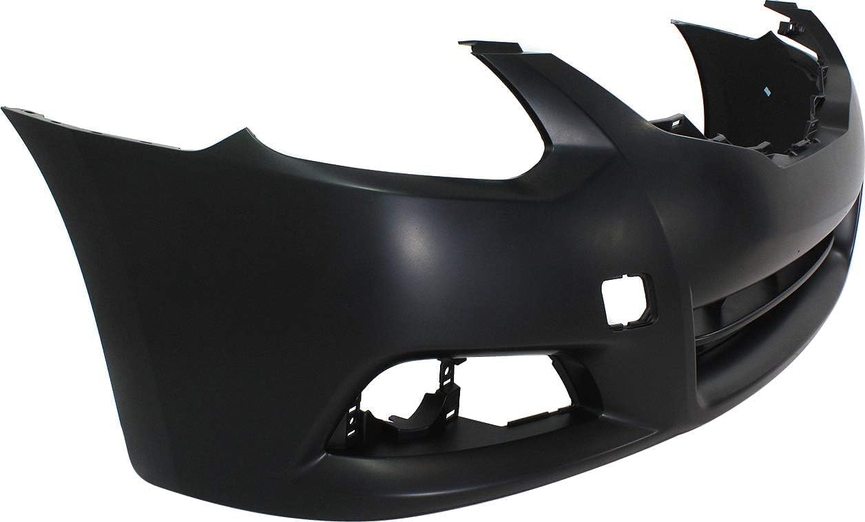 Front Bumper Cover Primed Plastic Direct Replacement Compatible With 2010-2013 Nissan Altima NI1000275 62022ZX10H