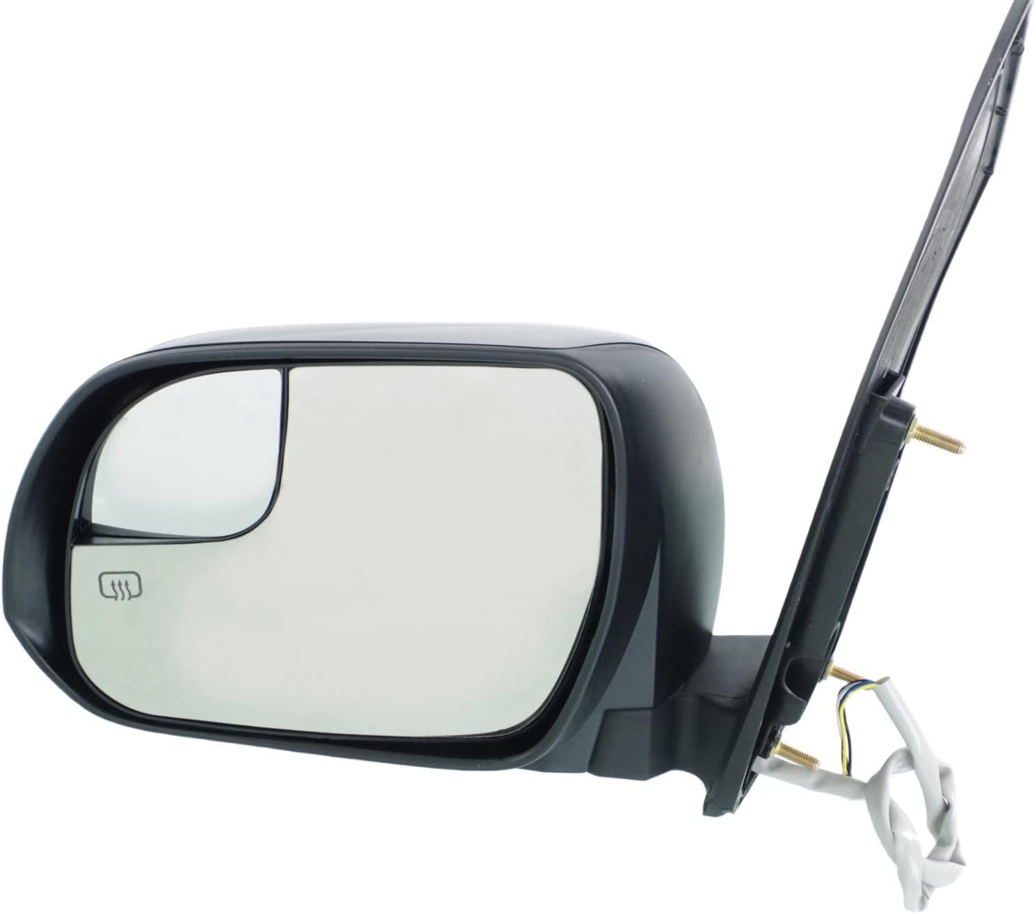Front Power Mirror Manual Folding Heated Primed Left Driver Side Direct Replacement Compatible With 2015-2020 Toyota Sienna TO1320339 8794008150C1 8794008150
