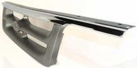 Front Grille Chrome Shell With Painted Silver Gray Insert Plastic Direct Replacement Compatible With 1995-1997 Ford Ranger FO1200317 F57Z8200KK