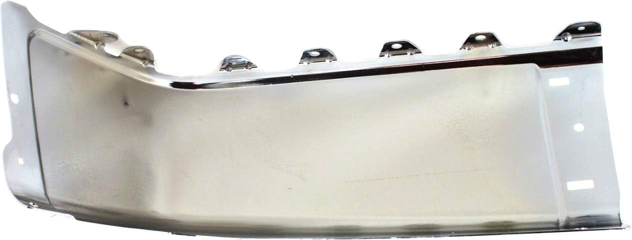 Rear Bumper End Cap Chrome Right Passenger Side Direct Replacement Compatible With 2007-2013 Chevrolet Silverado/GMC Sierra 1500/2007-2014 2500HD 3500HD GM1105149 15284308