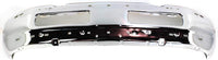 Front Bumper Face Bar Chrome Steel + Inner Brackets Left Driver & Right Passenger Side Direct Replacement Compatible With 1997-2001 Dodge Ram 1500/1997-2002 2500 3500 CH1002256