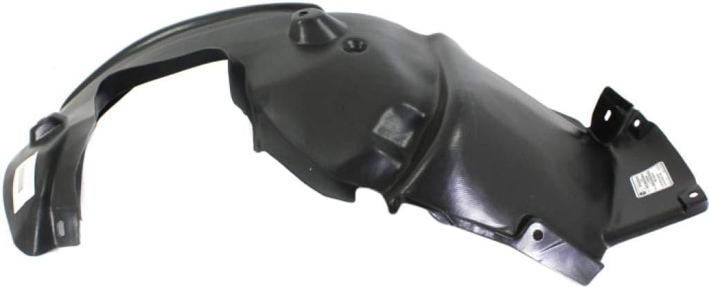 Front Fender Liner Rear Section Right Passenger Side Direct Replacement Compatible With 2008-2013 BMW 1-Series BM1249107 51717207650