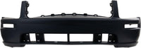Front Bumper Cover Primed + Upper Grille Black Shell With Honeycomb Insert + Lower Textured Gray Direct Replacement Compatible With 2005-2009 Ford Mustang FO1000575 FO1200422