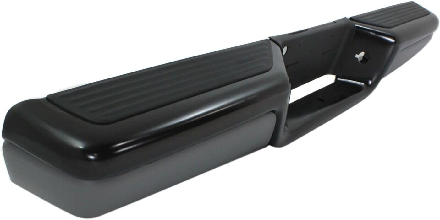 Step Bumper Face Bar With Pad & Mounting Bracket Direct Replacement Compatible With 1997-2004 Dodge Dakota CH1103104