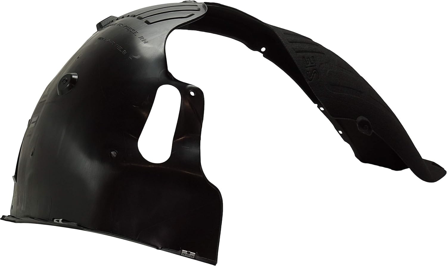 Front Fender Liner Right Passenger Side Direct Replacement Compatible with 2018-2019 Hyundai Sonata HY1249169 86812C2600