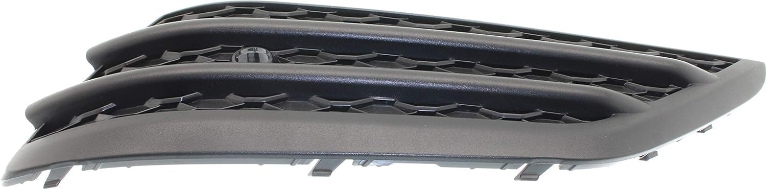 Front Bumper Outer Grille Textured Right Passenger Side Direct Replacement Compatible With 2016-2018 Honda Pilot HO1039131 71102TG7A10