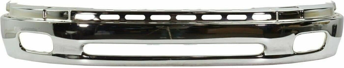 Front Bumper Chrome Steel + Upper Cover Textured + Filler Primed + Bracket Set Of 2 Left Driver & Light Passenger Side Direct Replacement Compatible With 2000-2006 Toyota Tundra
