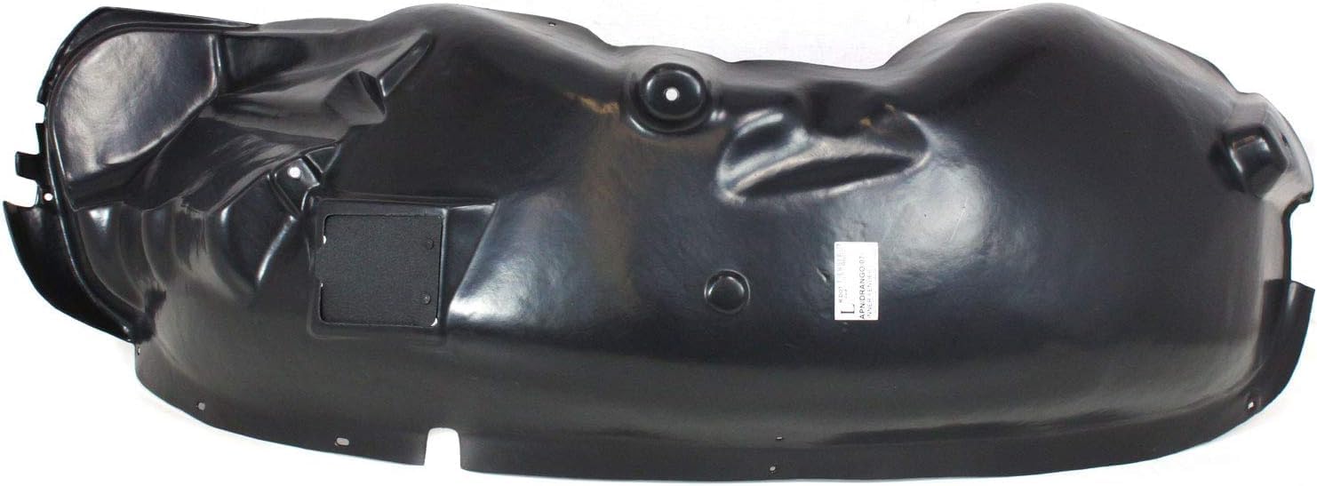 Front Fender Liner Left Driver Side Direct Replacement Compatible With 2007-2009 Chrysler Aspen/Dodge Durango CH1248135 55078071AF